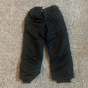 Cherokee Kids Black Snow Pants Insulated Winter Ski Size M 8/10 adjustable